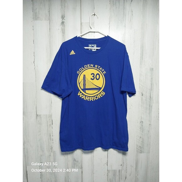 Golden State Warriors Shirt Mens Extra Large Blue Kevin Durant Short Sleeve Tee - Picture 1 of 5